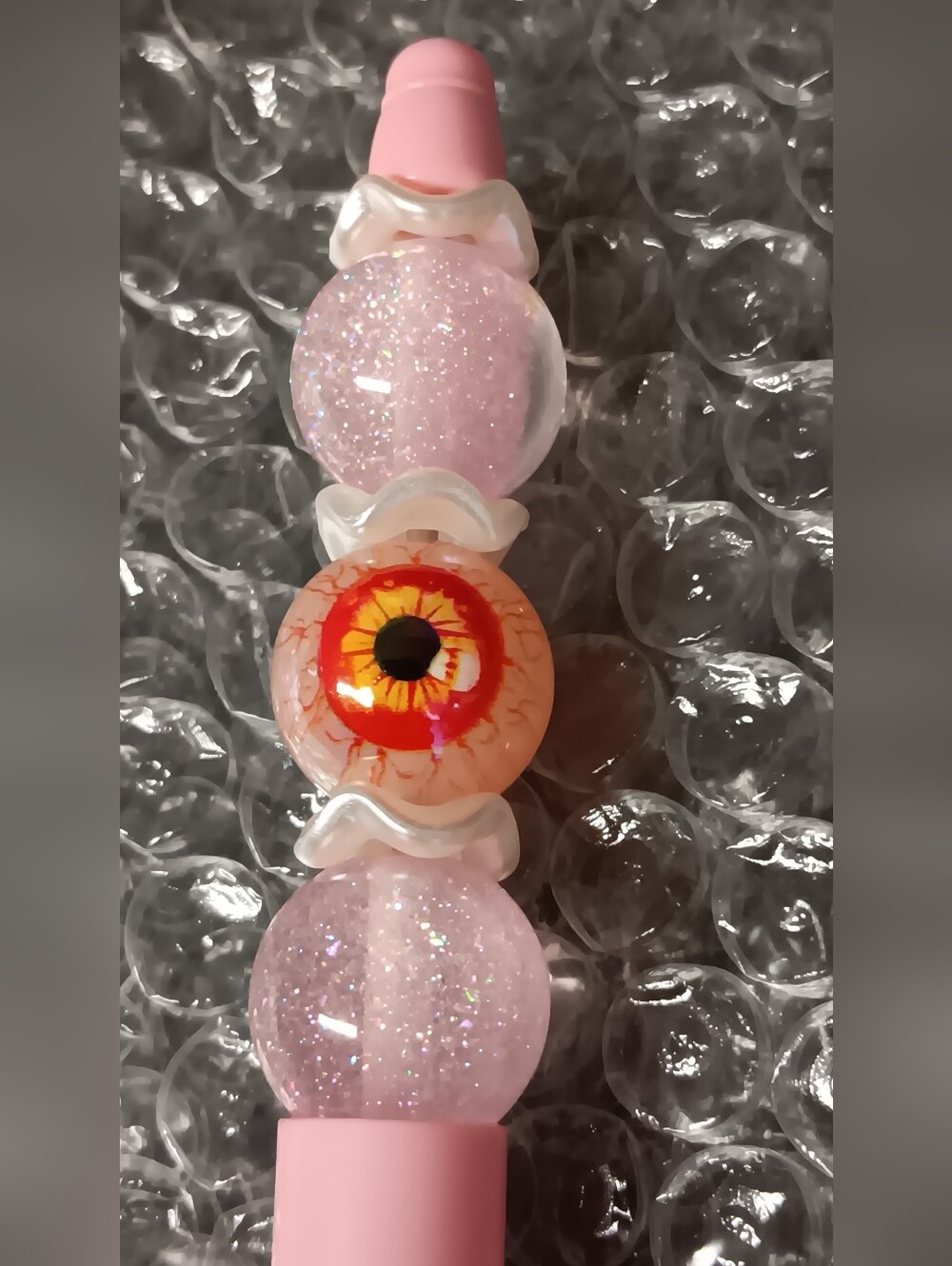 Pink Eye Twist Pen (New)